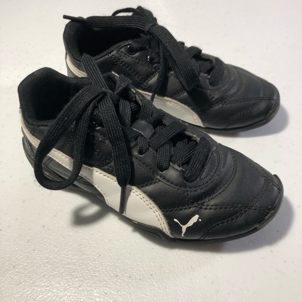 Puma Kid Sneakers Junior Tune Cat 3 Size 11.5C Black and White
